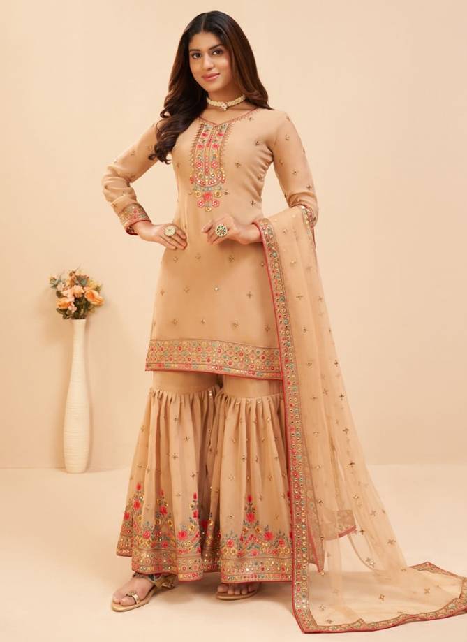 Murad Vol 8 New Latest Designer Ethnic Wear Georgette Sharara Suit Collection